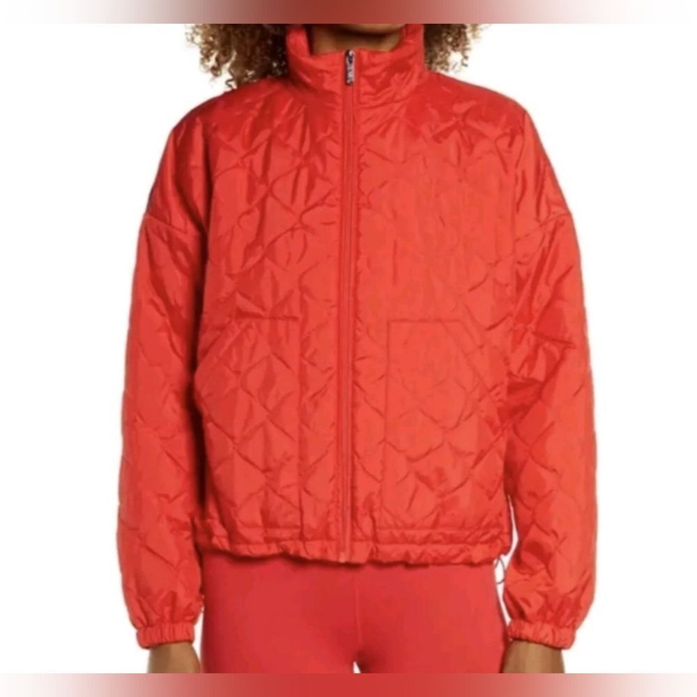 Zella Red Bomber Jacket